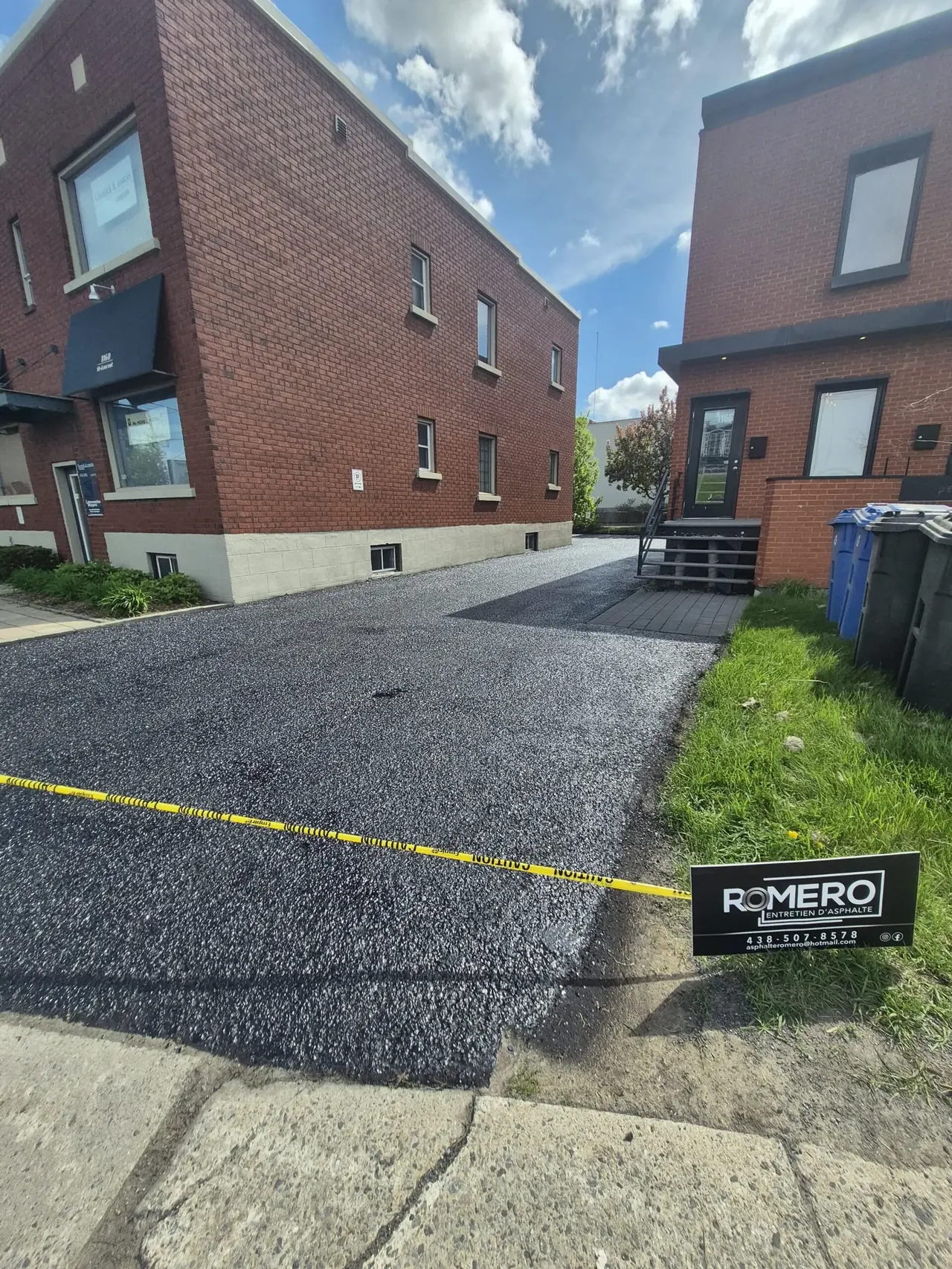 Travaux d’asphalte et d’aménagement extérieur desservis à L’Assomption